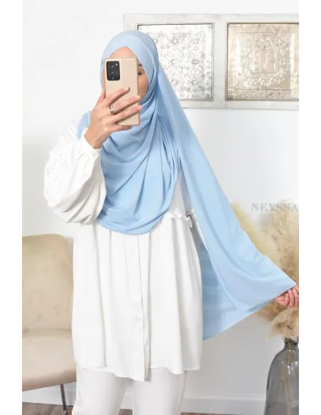 Hijab à enfiler jersey  Neyssa création, hijab haute qualité lycra