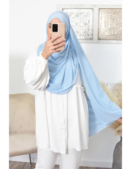 Hijab à enfiler jersey  Neyssa création, hijab haute qualité lycra