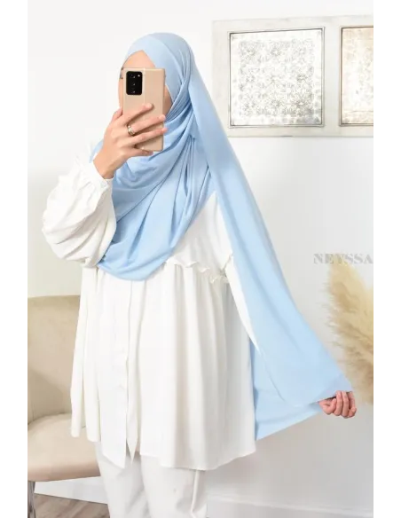 Hijab à enfiler jersey  Neyssa création, hijab haute qualité lycra