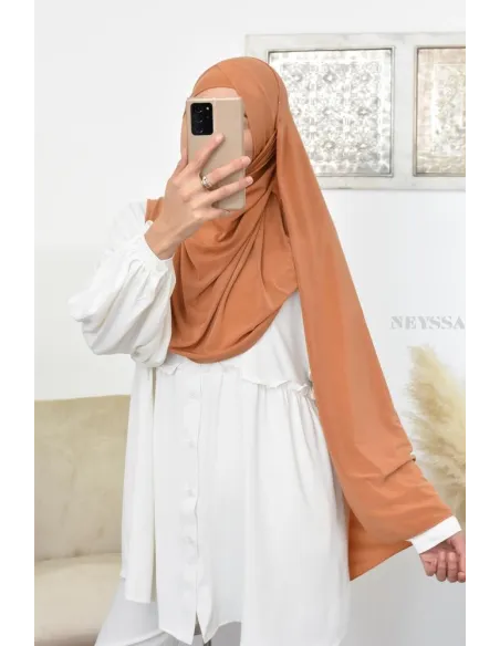 Hijab à enfiler jersey  Neyssa création, hijab haute qualité lycra