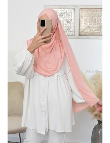 Hijab à enfiler jersey  Neyssa création, hijab haute qualité lycra