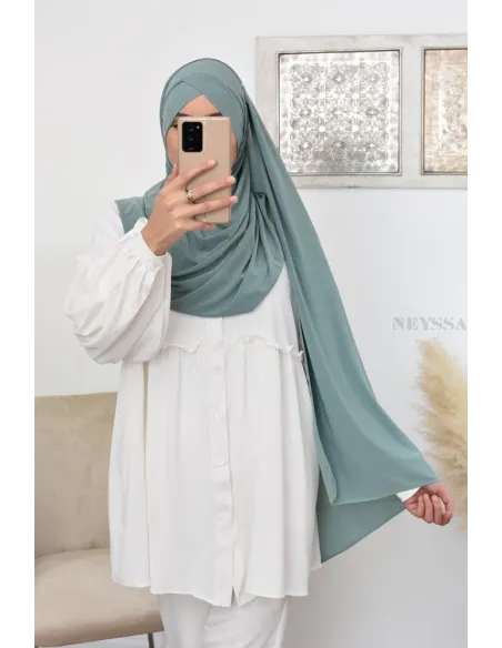 Hijab à enfiler jersey  Neyssa création, hijab haute qualité lycra