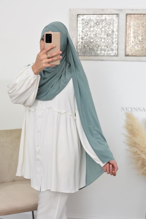 Hijab à enfiler jersey  Neyssa création, hijab haute qualité lycra