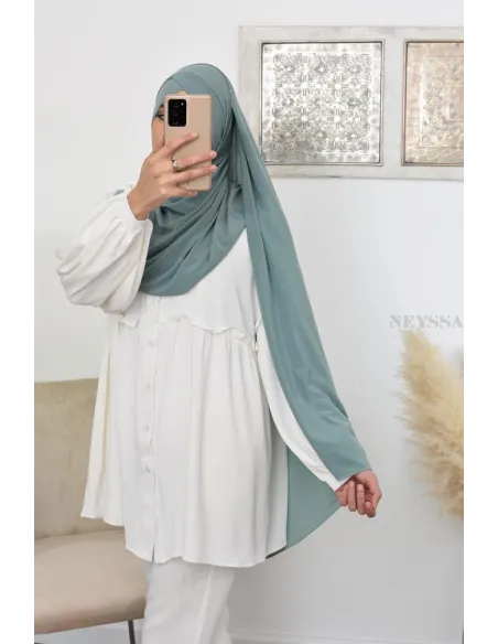 Hijab à enfiler jersey  Neyssa création, hijab haute qualité lycra