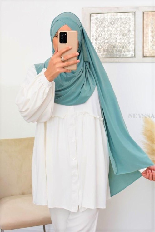 Hijab à enfiler jersey  Neyssa création, hijab haute qualité lycra