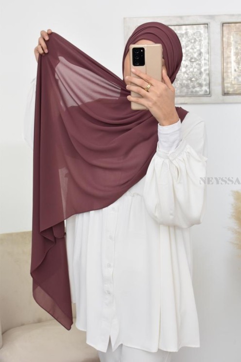 Inspiration hijab turc prêt à enfiler hijab simple bonnet croisé