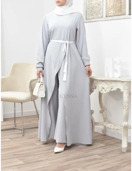 Tunic dress set with palazzo for a classy and chic veiled woman Neyssa