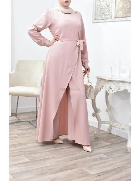 Tunic dress set with palazzo for a classy and chic veiled woman Neyssa