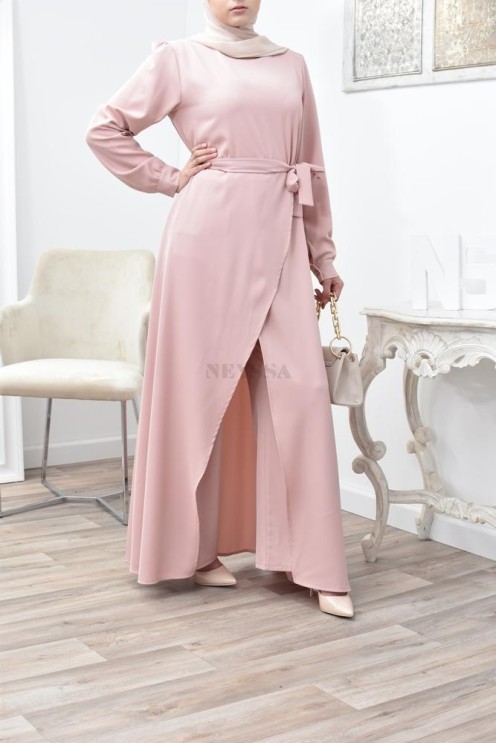 Tunic dress set with palazzo for a classy and chic veiled woman Neyssa