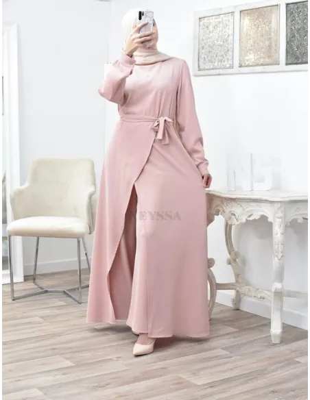 Tunic dress set with palazzo for a classy and chic veiled woman Neyssa