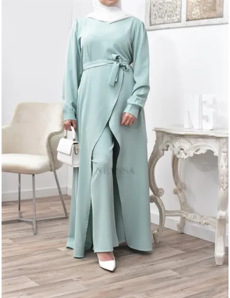 Tunic dress set with palazzo for a classy and chic veiled woman Neyssa