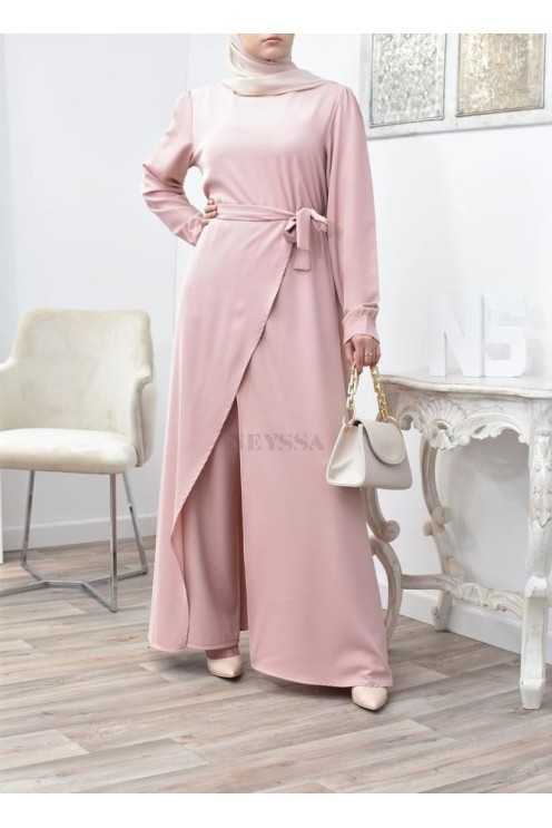 Tunic dress set with palazzo for a classy and chic veiled woman Neyssa
