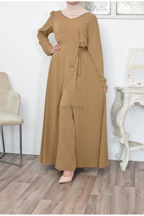 Tunic dress set with palazzo for a classy and chic veiled woman Neyssa