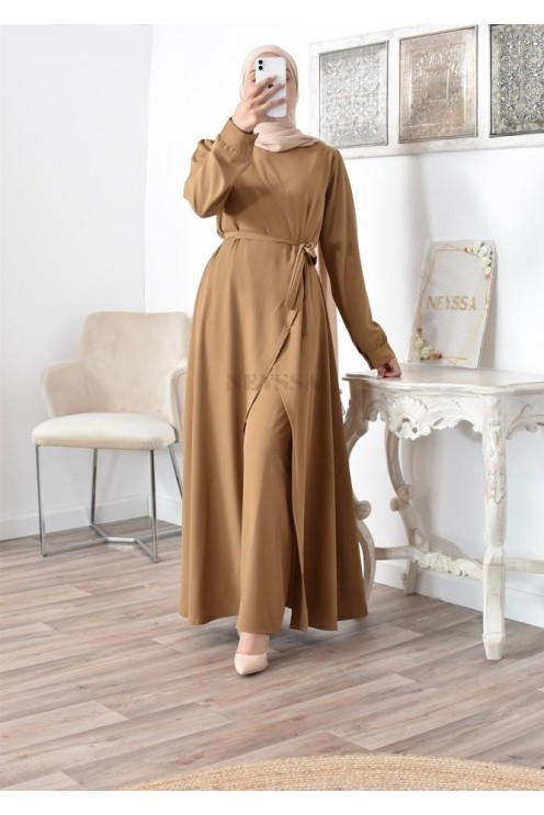 Tunic dress set with palazzo for a classy and chic veiled woman Neyssa