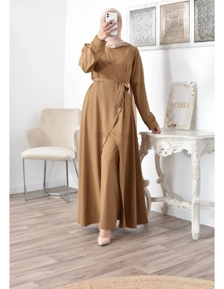 Tunic dress set with palazzo for a classy and chic veiled woman Neyssa