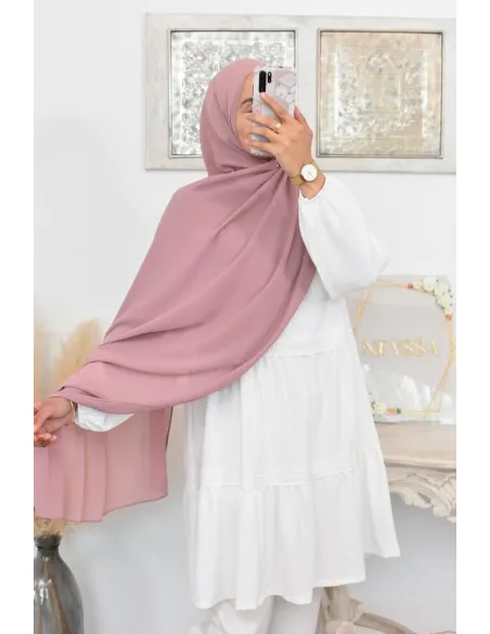 Maxi hijab mousseline xxl grand voile hijab crêpe hijab 180cm