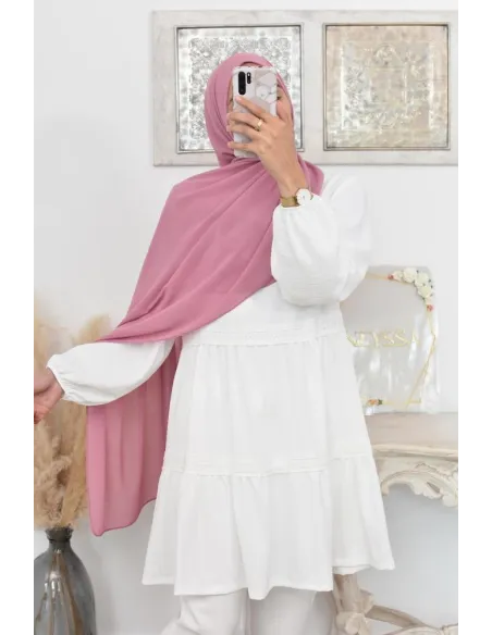 Maxi hijab mousseline xxl grand voile hijab crêpe hijab 180cm