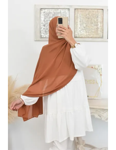 Maxi hijab mousseline xxl grand voile hijab crêpe hijab 180cm