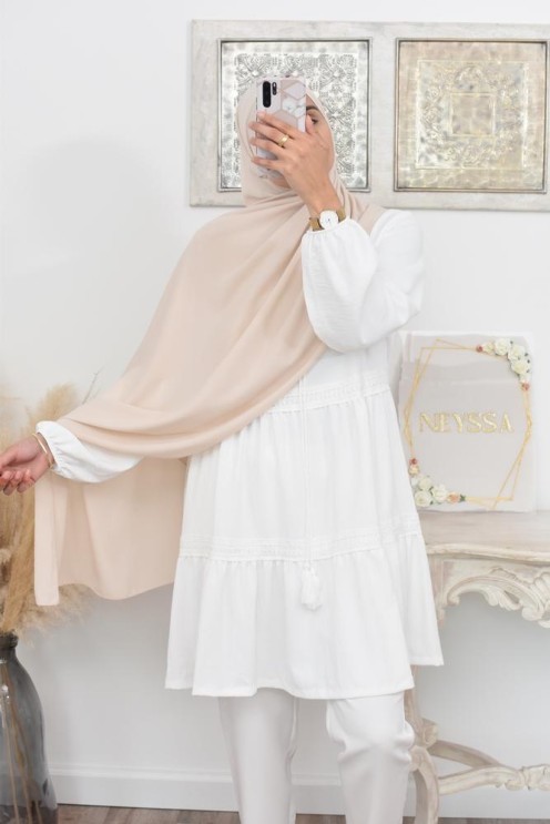 Hijab soie de Médine moderne et pas cher haut de gamme