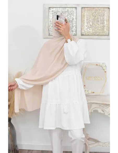 Hijab soie de Médine moderne et pas cher haut de gamme