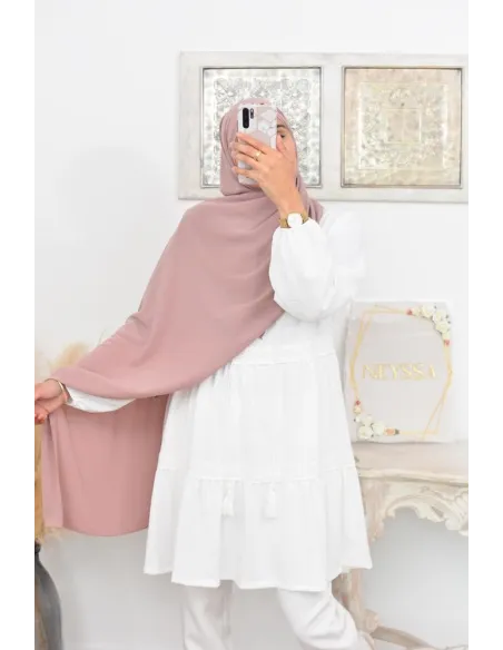 Hijab soie de Médine moderne et pas cher haut de gamme