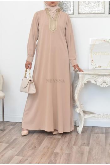 Abaya long dress - Abaya dress chic muslim woman - Neyssa Shop - Neyssa ...