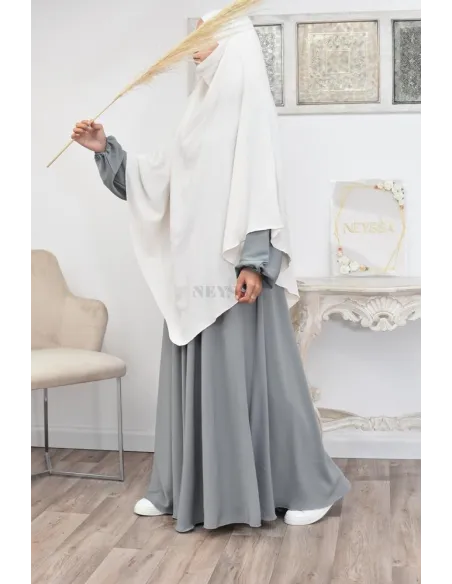 Long khimar pointu pour femme musulmane hijab légiféré