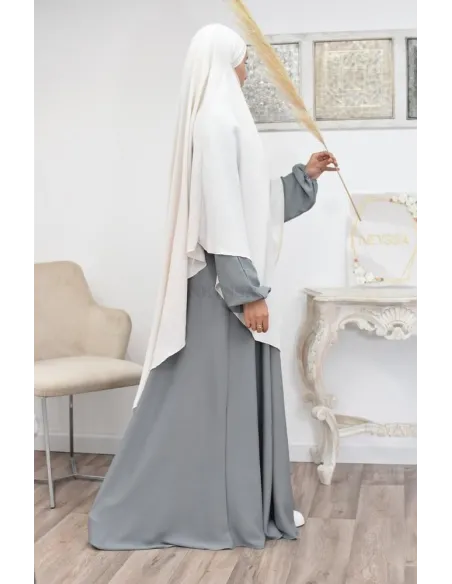 Long khimar pointu pour femme musulmane hijab légiféré