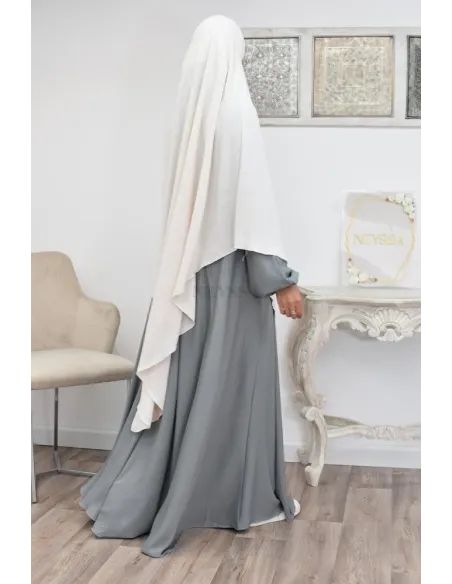 Long khimar pointu pour femme musulmane hijab légiféré