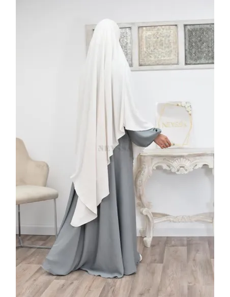 Long khimar pointu pour femme musulmane hijab légiféré