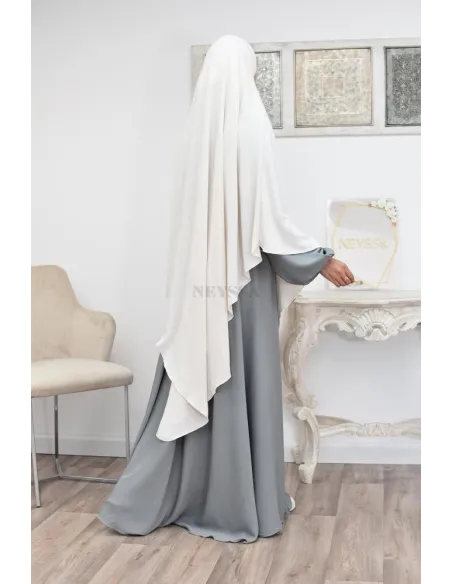 Long khimar pointu pour femme musulmane hijab légiféré