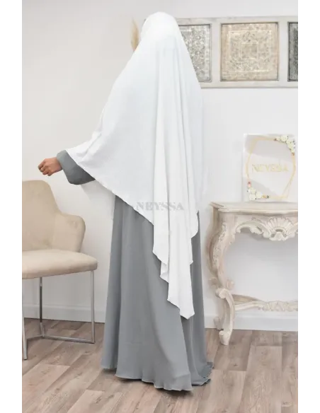 Long khimar pointu pour femme musulmane hijab légiféré