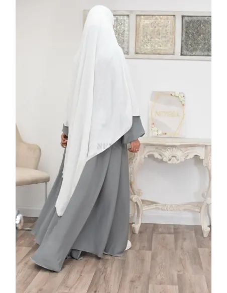 Long khimar pointu pour femme musulmane hijab légiféré