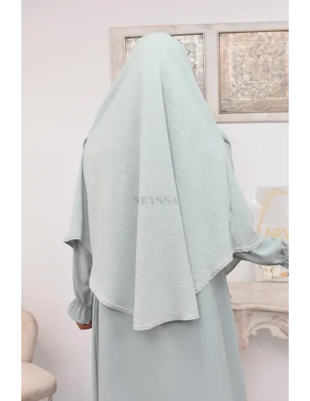 Lang fließender runder Khimar in billigem Jazz für muslimische Frauen