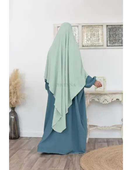 Long khimar pointu pour femme musulmane hijab légiféré