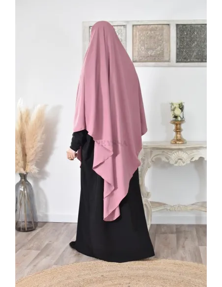 Long khimar pointu pour femme musulmane hijab légiféré