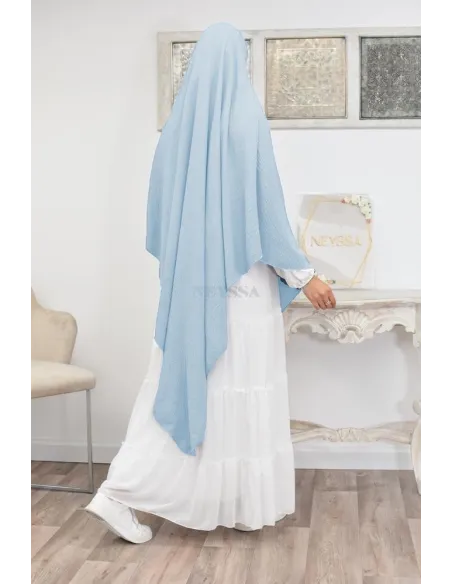 Long khimar pointu pour femme musulmane hijab légiféré