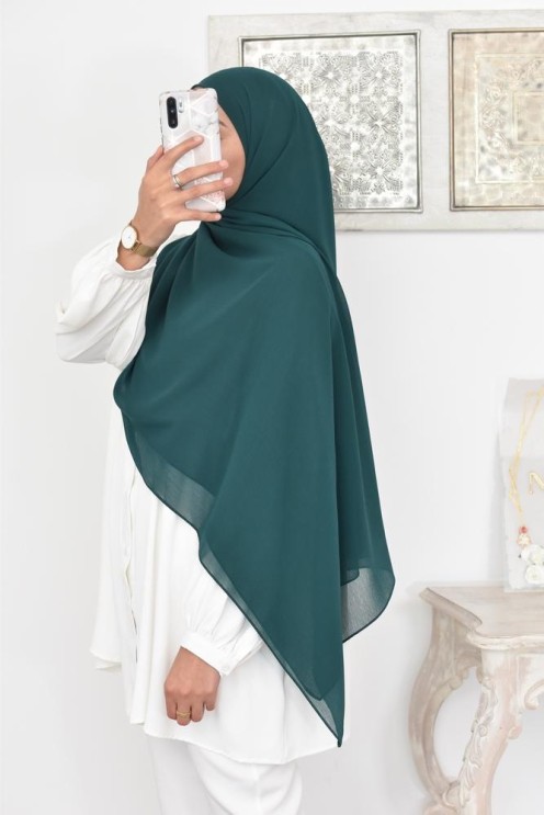 Maxi hijab carré mousseline