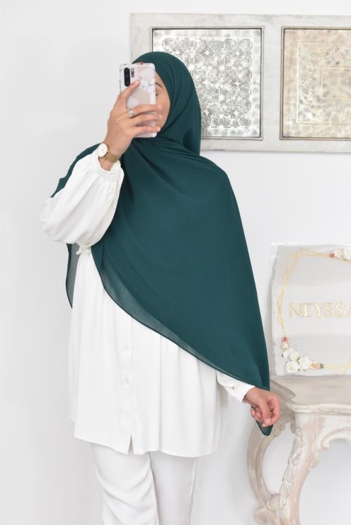 Maxi hijab carré mousseline