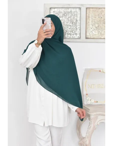 Maxi hijab carré mousseline