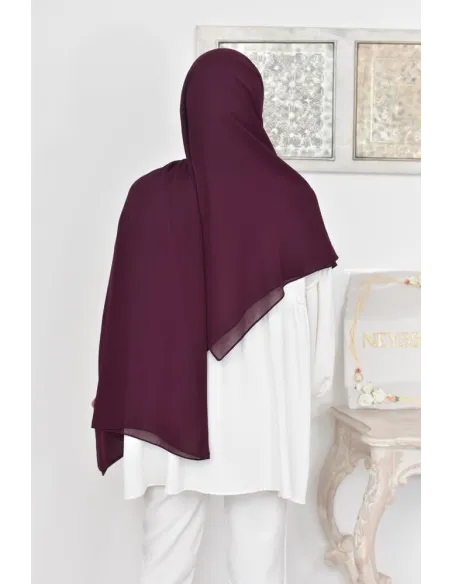 Maxi hijab carré mousseline