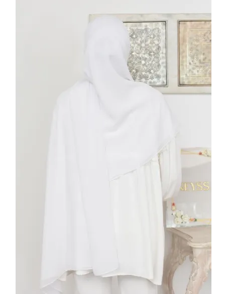 Maxi hijab carré mousseline