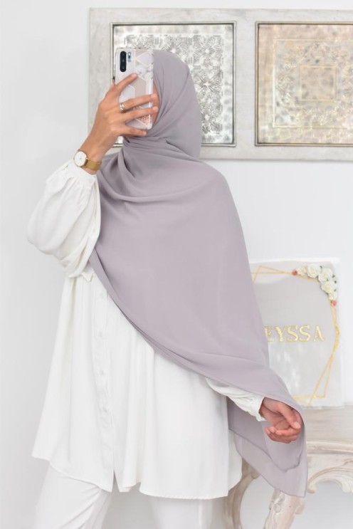 Maxi hijab carré mousseline