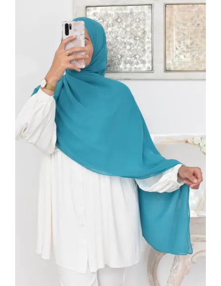 Maxi hijab carré mousseline