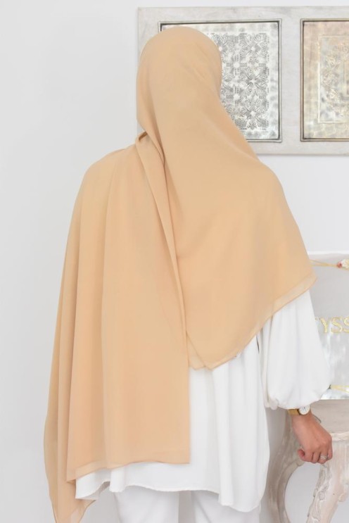 Maxi hijab carré mousseline