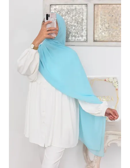 Maxi hijab carré mousseline