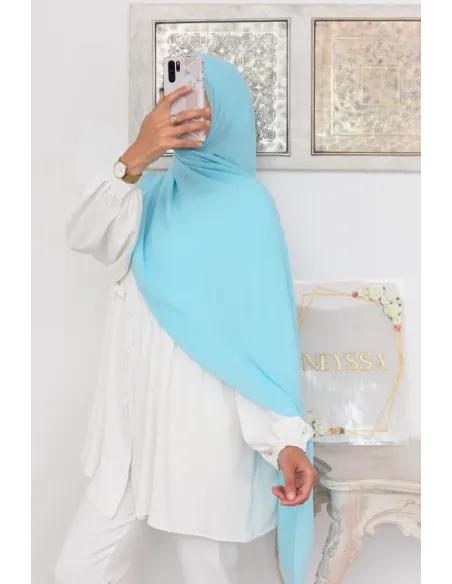 Maxi hijab carré mousseline