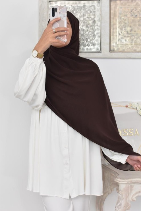 Maxi hijab carré mousseline