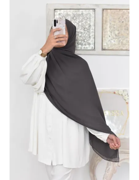 Maxi hijab carré mousseline