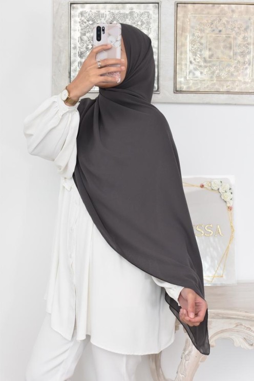 Maxi hijab carré mousseline